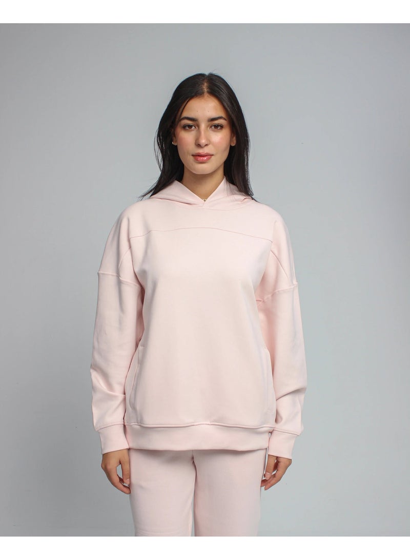 Basic Look Oversized Scuba Hoodie - Image 5